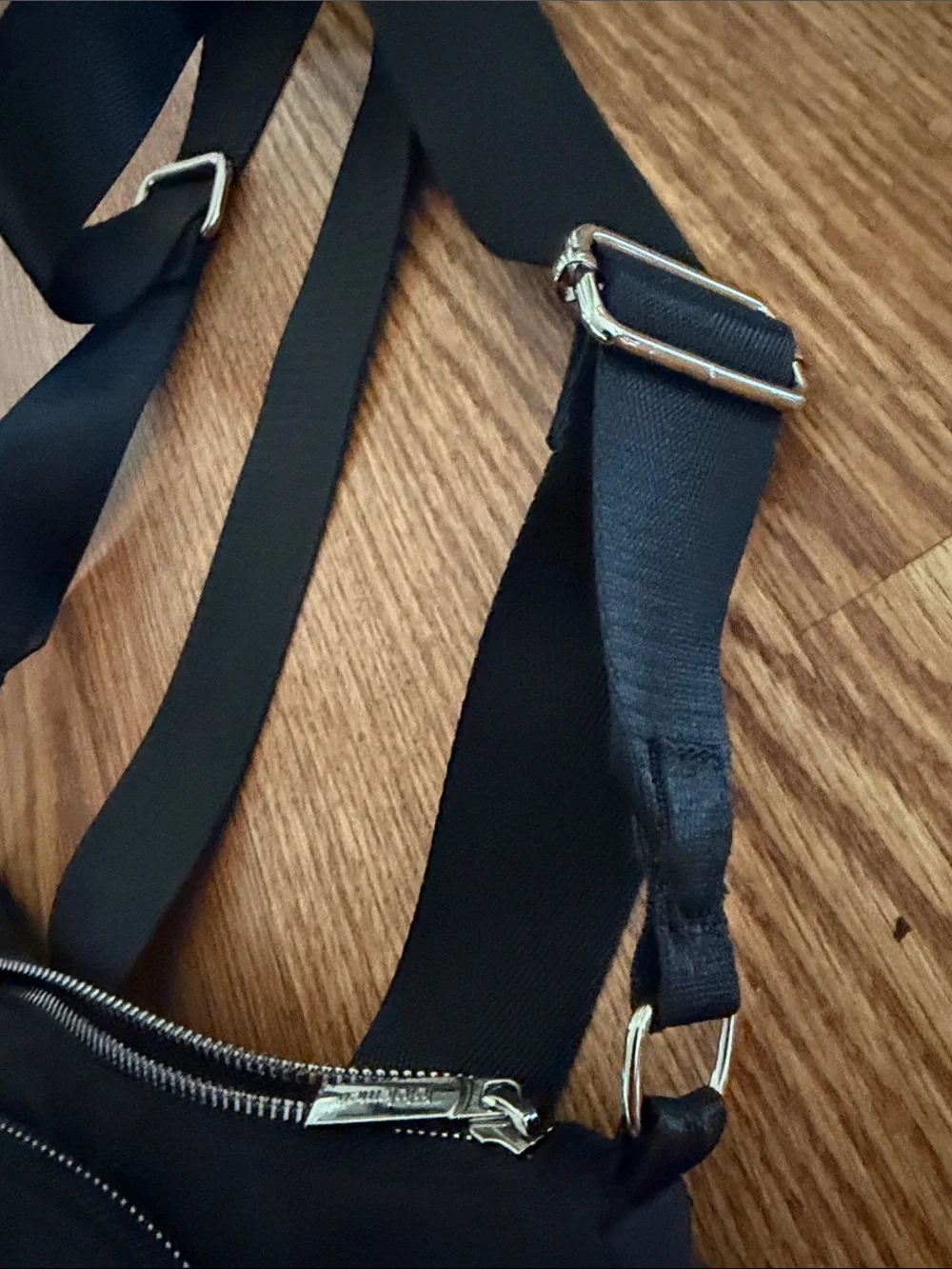 lululemon athletica Black Compact Messenger Crossbody